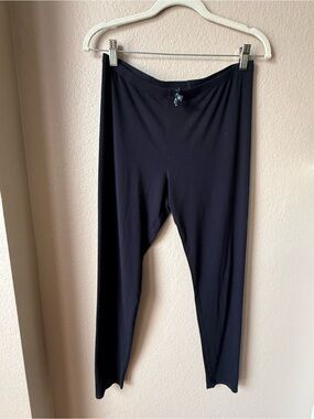 Eileen Fisher Black Stretch Leggings